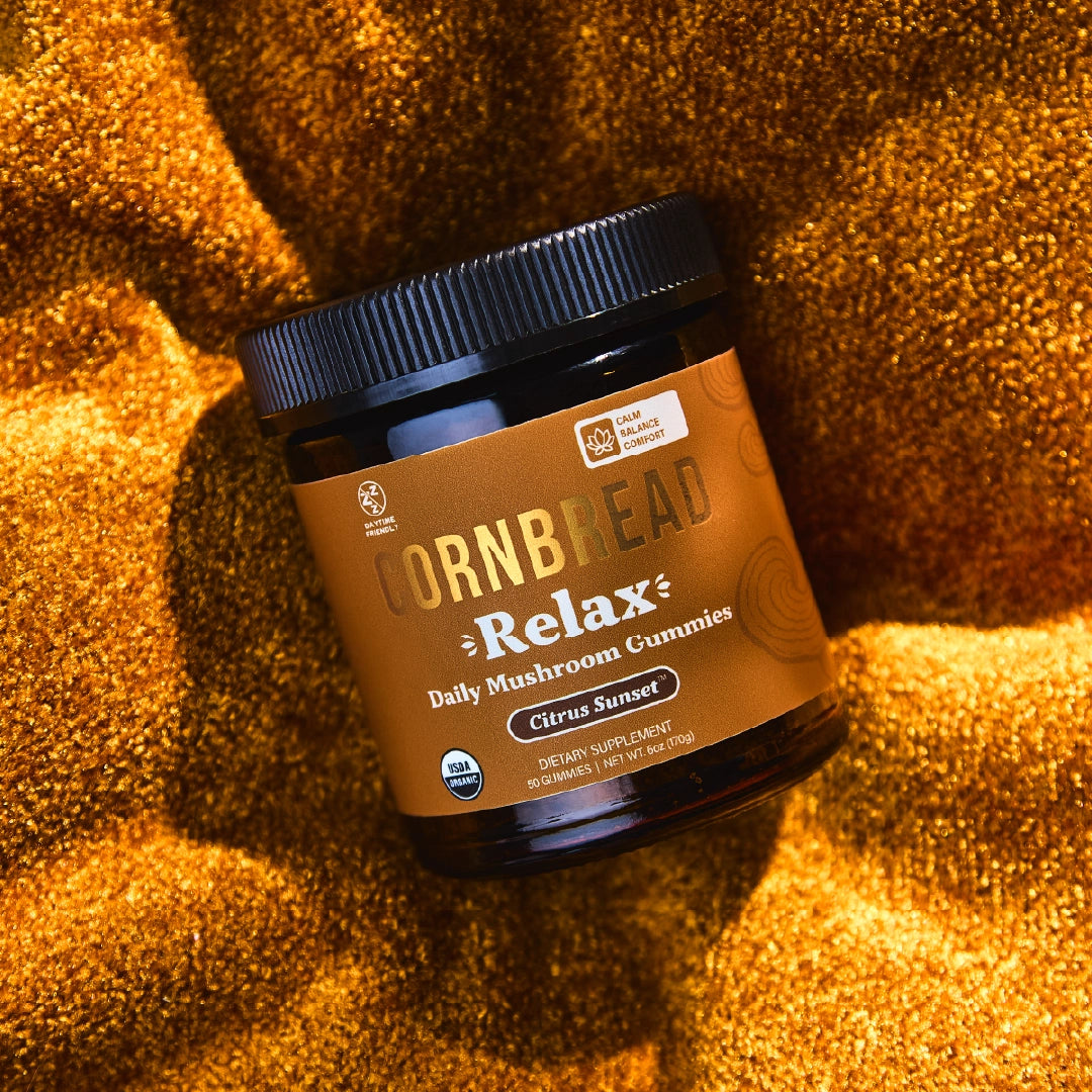 Mushroom relaxation gummies for adults