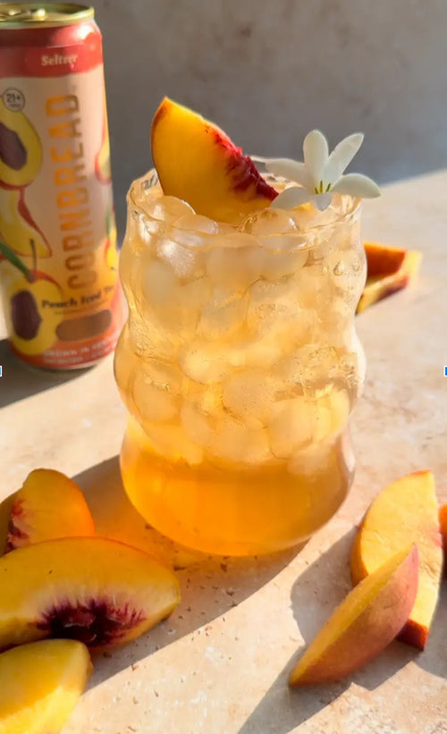 Peach With a Punch - Seltzer Mocktail Recipes