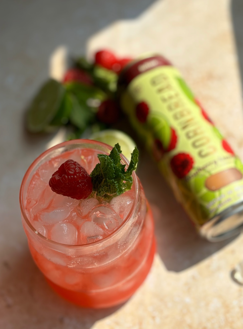 Raspberry Mule - Seltzer Mocktail Recipes