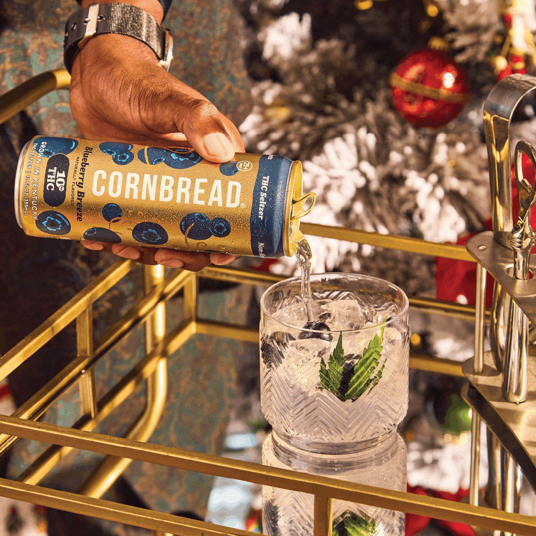 Blueberry Breeze THC Seltzer, 10mg