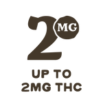 Up to 2mg THC