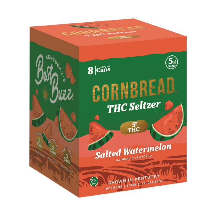 Salted Watermelon THC Seltzer, 5mg
