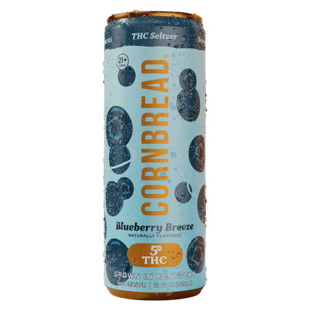 Blueberry Breeze THC Seltzer, 5mg – Cornbread Hemp®