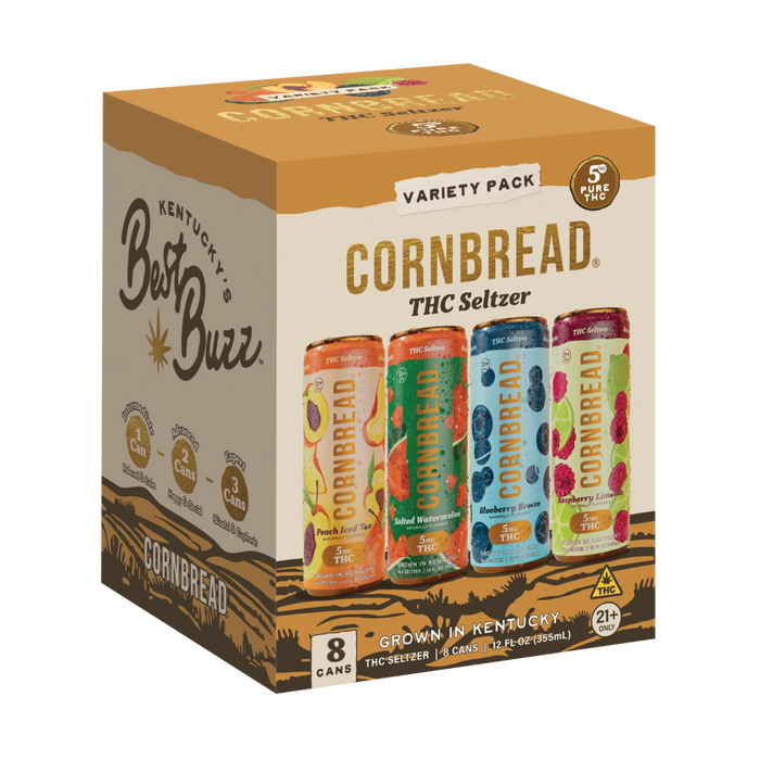 5mg Seltzer, THC Pack Variety BEER５本セット DREAM – Hemp® Cornbread ビール・発泡酒