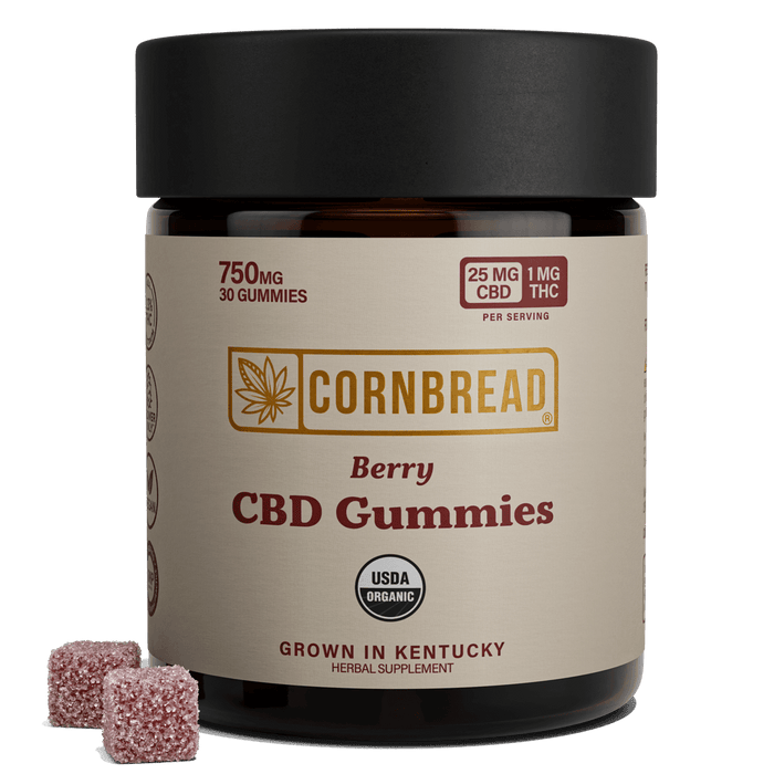 Full Spectrum CBD Gummies - USDA Organic - Cornbread Hemp