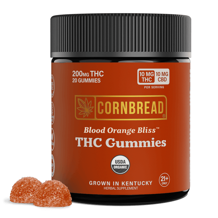 Blood Orange Bliss THC Gummies, 10mg