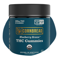 Blueberry Breeze THC Gummies, 10mg