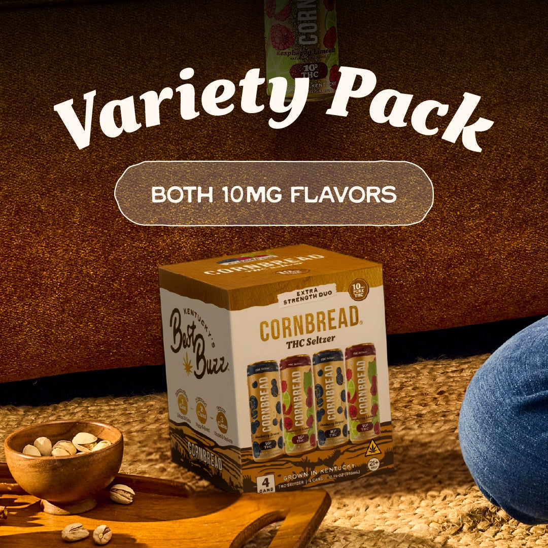 Variety Pack THC Seltzer, 10mg – Cornbread Hemp®