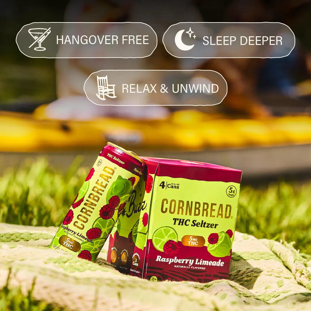 Raspberry Limeade THC Seltzer, 5mg