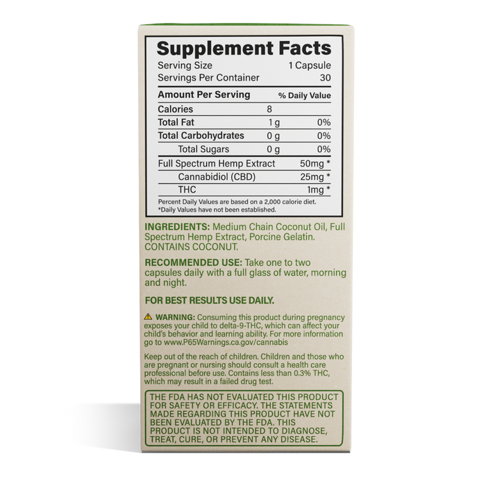 Full Spectrum CBD Capsules