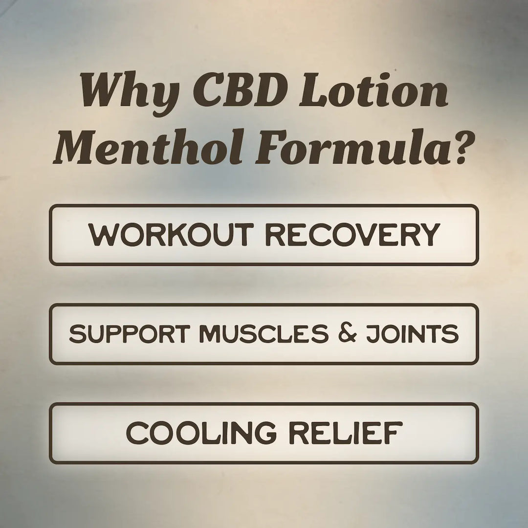 CBD Lotion + Menthol