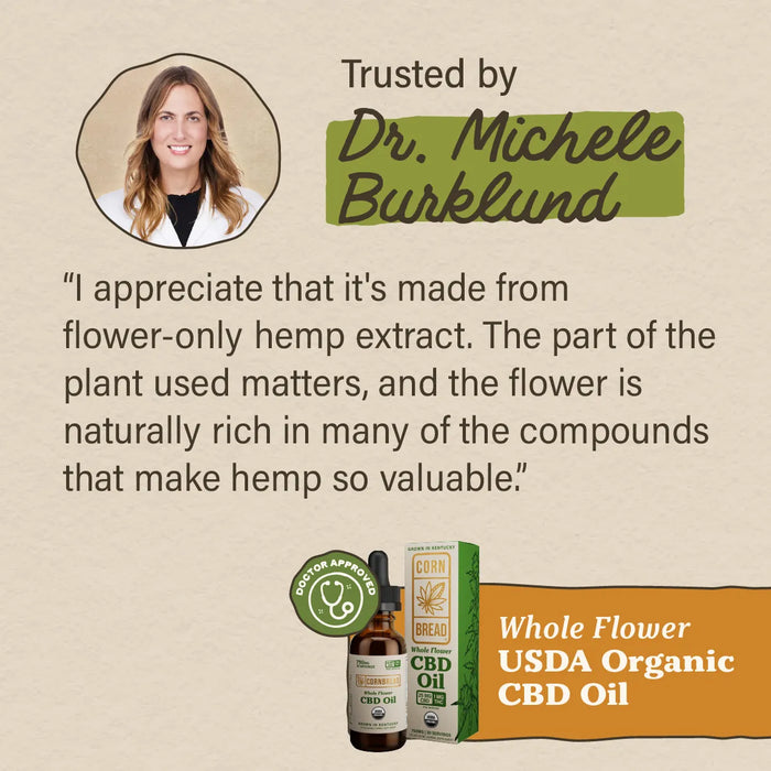 Whole Flower USDA Organic CBD Oil