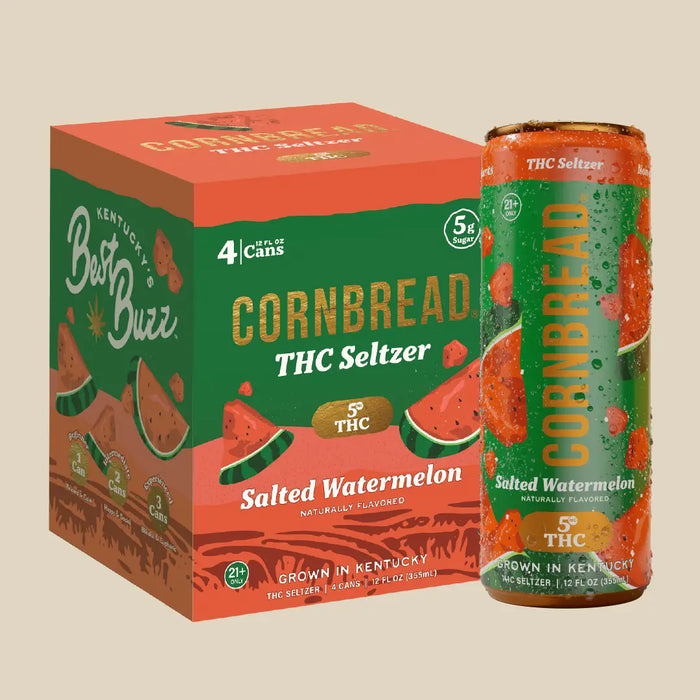 Salted Watermelon THC Seltzer, 5mg 4 Pack