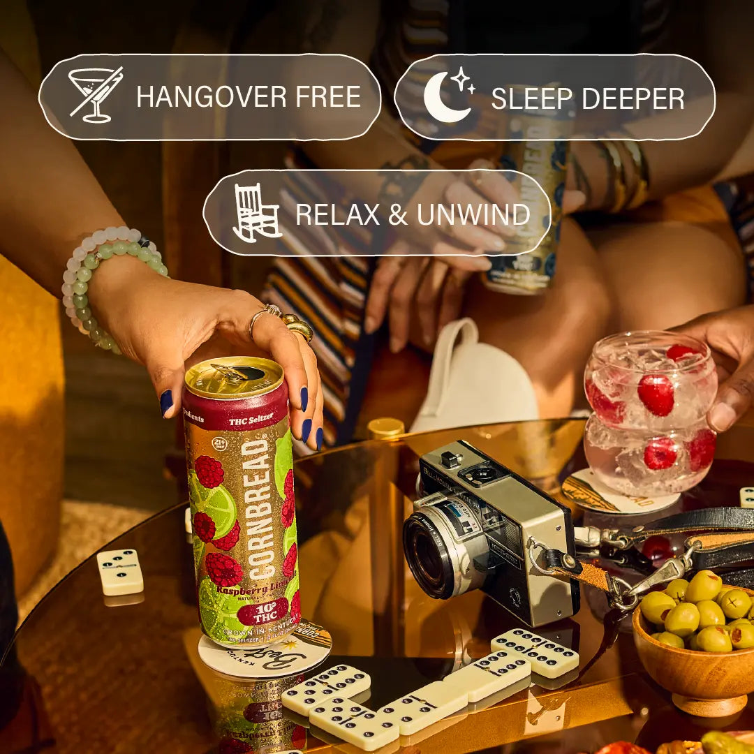 Raspberry Limeade THC Seltzer, 10mg