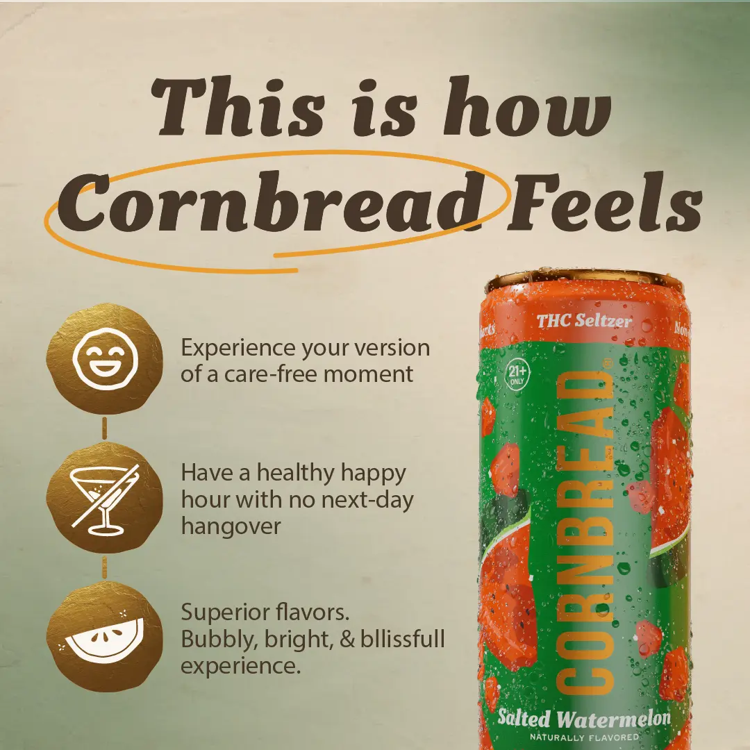 Salted Watermelon THC Seltzer, 5mg