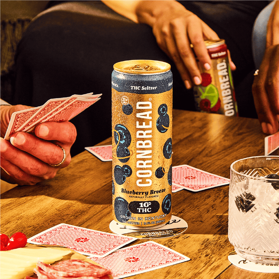 Blueberry Breeze THC Seltzer, 10mg