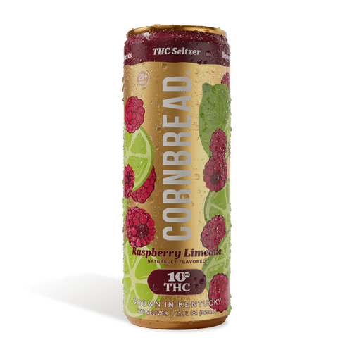 Cornbread THC Seltzer Raspberry Limeade 