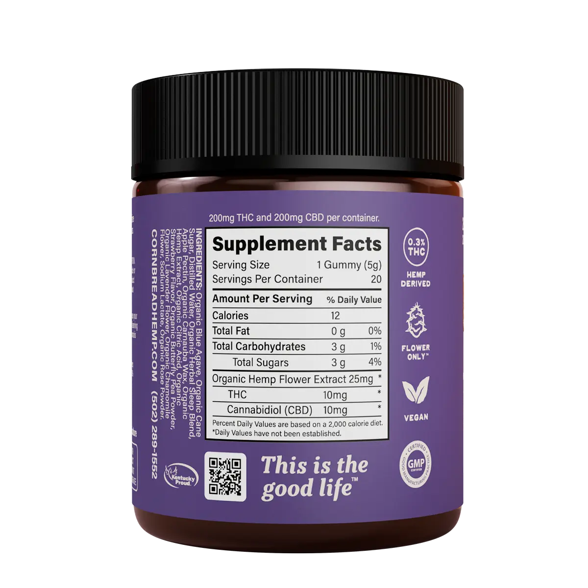 THC Sleep Gummies, 10mg