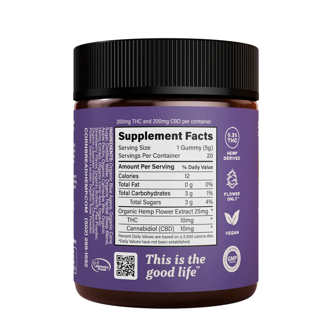 THC Sleep Gummies, 10mg