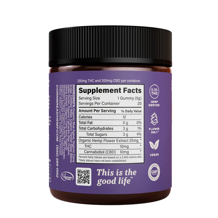 THC Sleep Gummies, 10mg