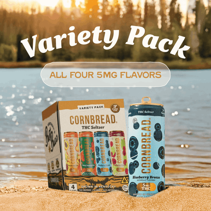 Variety Pack THC Seltzer, 5mg – Cornbread Hemp®