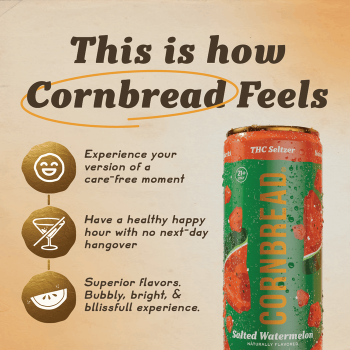 Variety Pack THC Seltzer, 5mg – Cornbread Hemp®