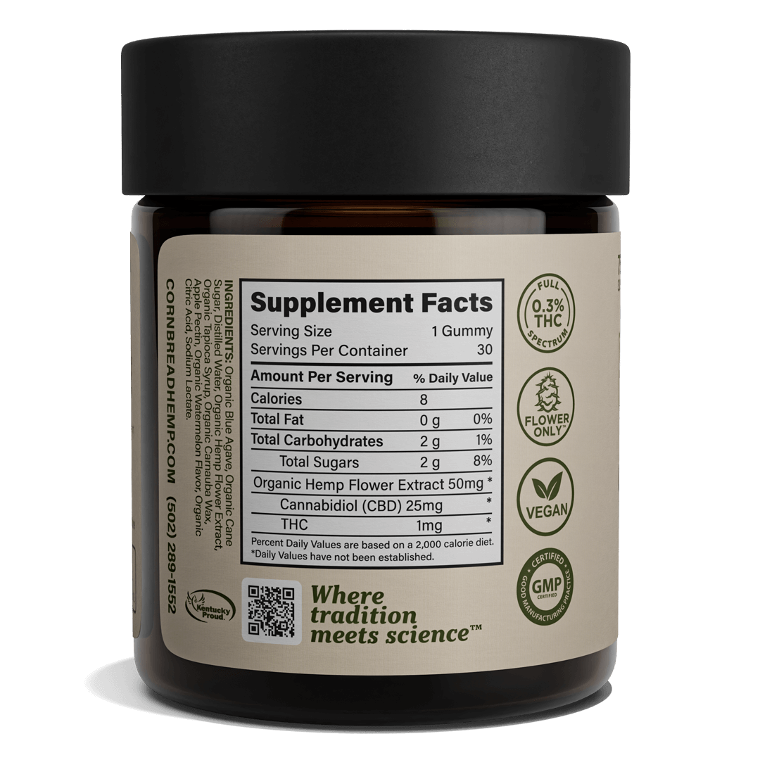 Cornbread Hemp 750mg CBD Watermelon Gummies NFP