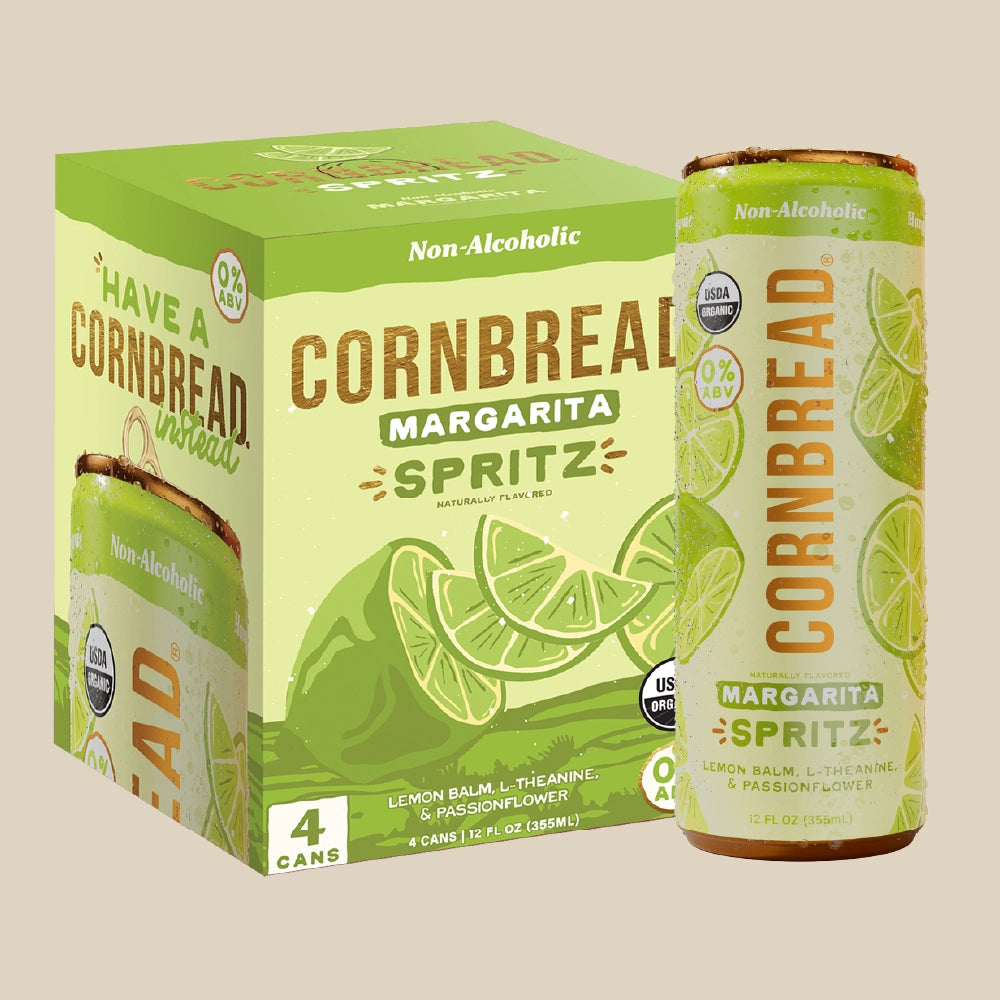 Margarita Non-Alcoholic Spritz Cornbread Hemp