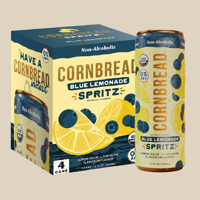 Blue Lemonade Non-Alcoholic Spritz Cornbread Hemp