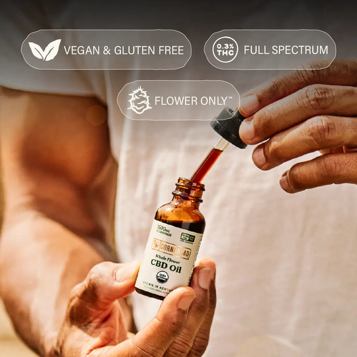 Organic CBD Oil - Buy Whole Flower CBD Oil - Cornbread Hemp®