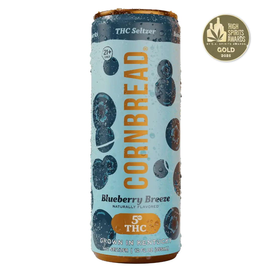THC Seltzer Blueberry Breeze