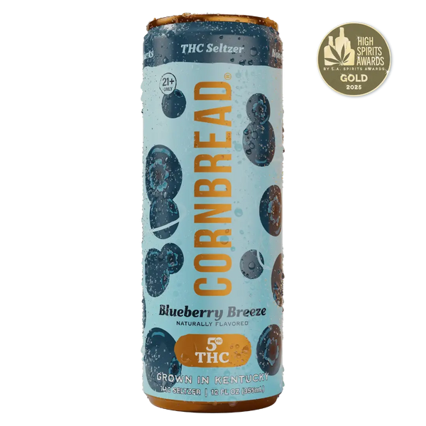 THC Seltzer Blueberry Breeze