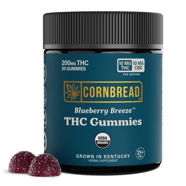 Blueberry Breeze THC Gummies Cornbread Hemp