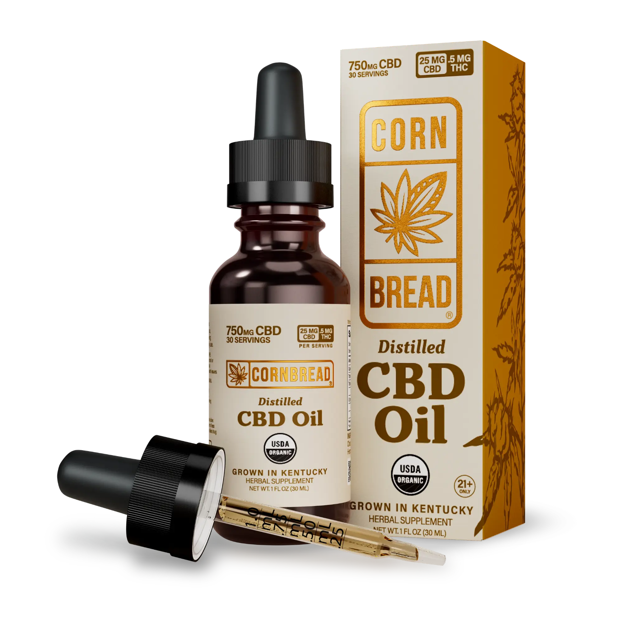Distilled USDA Organic CBD Oil