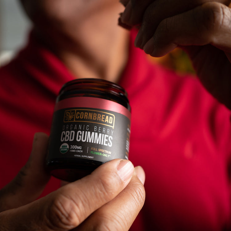 CBD Gummies with THC (Full Spectrum) December 2023 Cornbread Hemp®