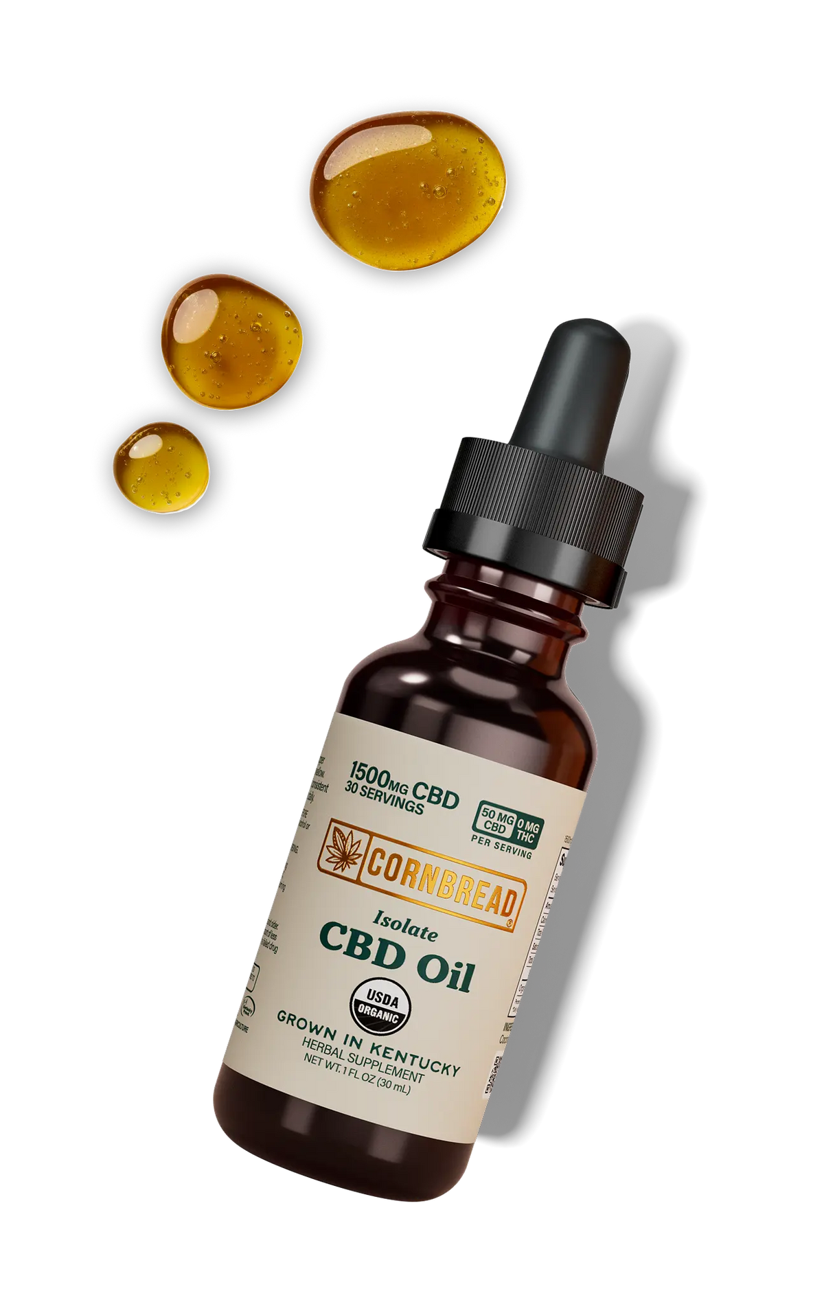 Shop CBD Isolate Oil - THC Free - Cornbread Hemp®