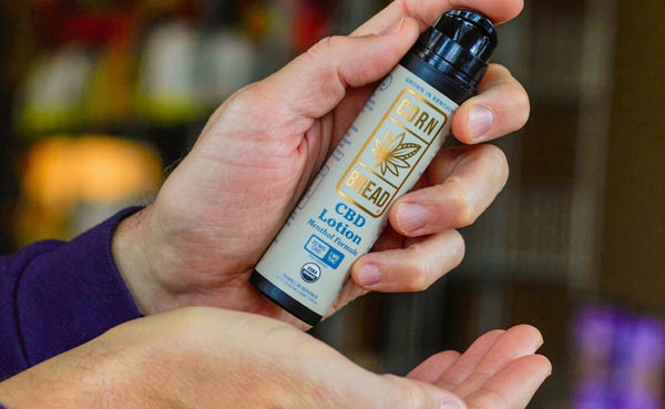 CBD Lotion plus Menthol Formula Cornbread Help