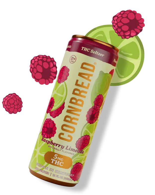 Raspberry Limeade THC Seltzer, 5mg