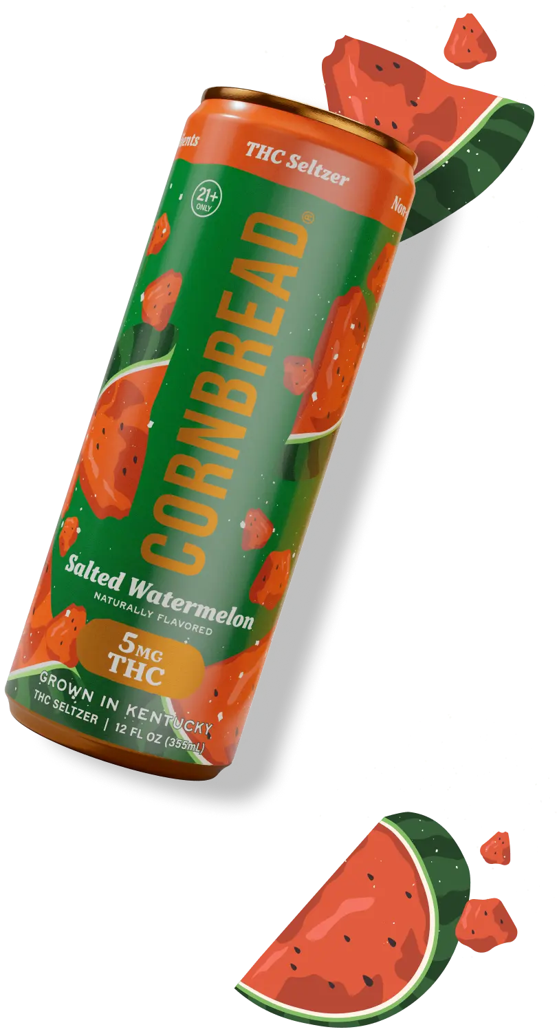 Salted Watermelon THC Seltzer, 5mg
