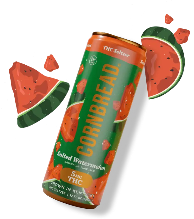 Salted Watermelon THC Seltzer, 5mg