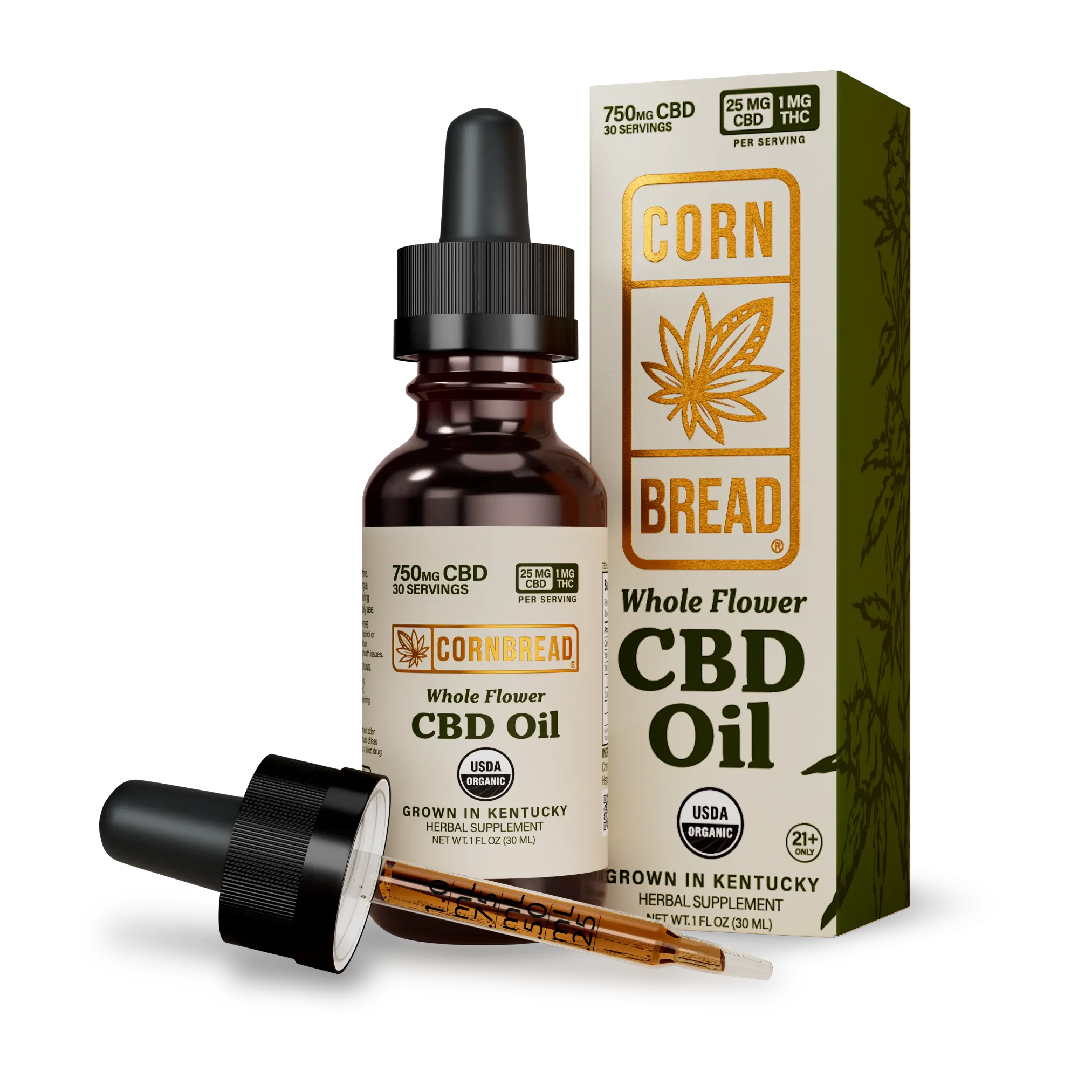 Whole Flower USDA Organic CBD Oil