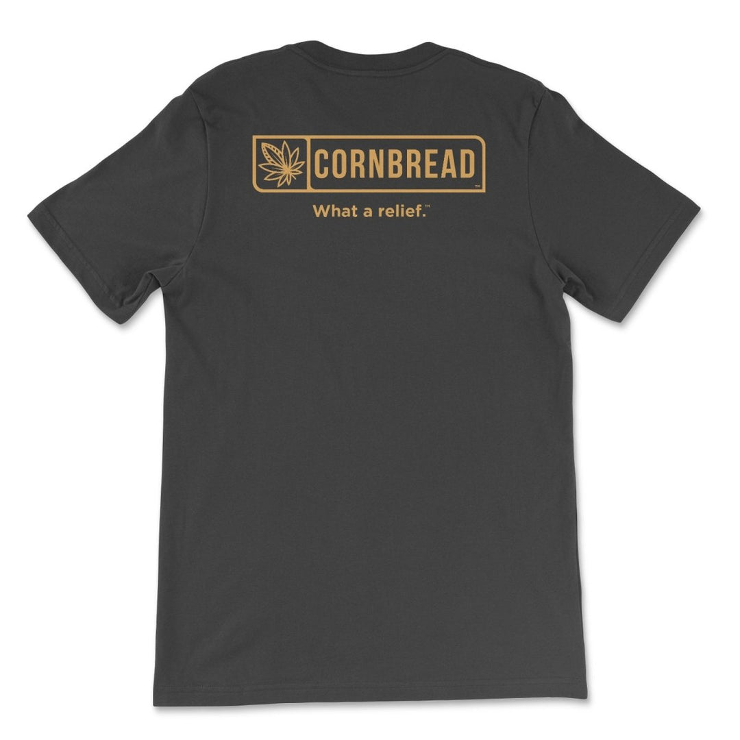 cornbread hemp t shirt grey back